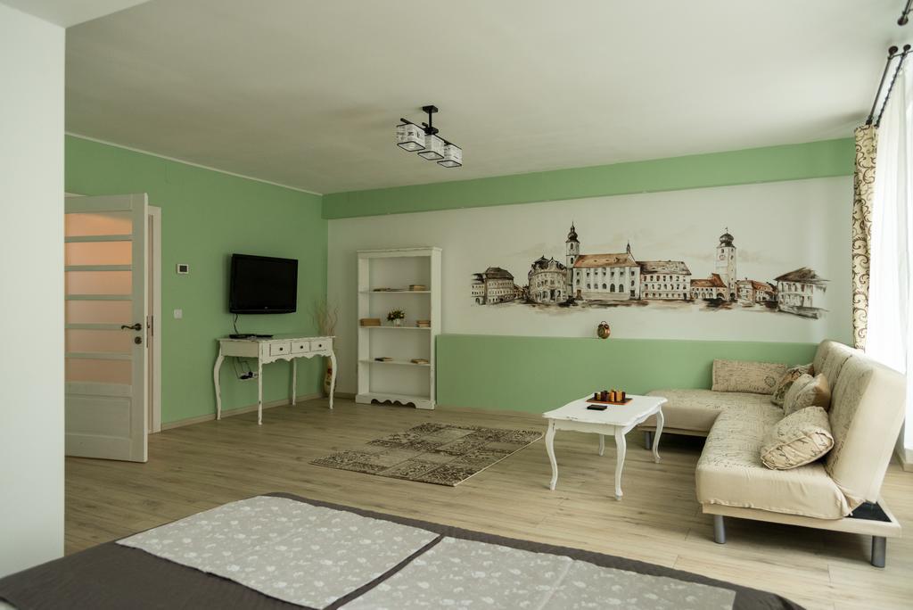 Cetatii Apartment 锡比乌 外观 照片